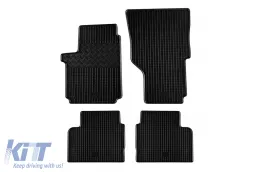 image-76-Specific rubber mats suitable for VW Amarok after 2011, 4-piece set, black color