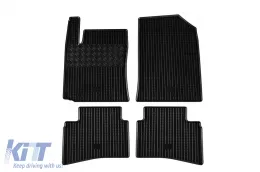 image-20-Specific rubber mats suitable for Kia Rio, Stonic 2017-2021, after 2021, 4-piece set, black color