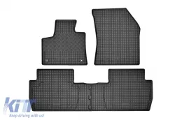 image-27-Specific rubber mats suitable for Peugeot 5008 after 2017, 4-piece set, black color
