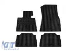 image-42-Specific rubber mats suitable for BMW X5 G05, X5e after 2018, 4-piece set, black color