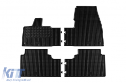 image-67-Specific rubber mats suitable for BMW i3 after 2013, 4-piece set, black color