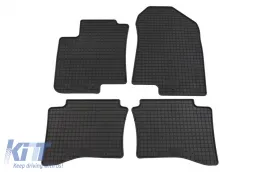 image-1-Specific rubber mats suitable for Hyundai i20, i20 Hybrid after 2020, Bayon after 2021, 4-piece set, black color