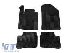image-6-Specific rubber mats suitable for Kia Picanto 2011-2017, 4-piece set, black color