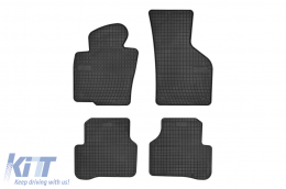 image-44-Specific rubber mats suitable for VW Passat B6 2005-2010, B7 2010-2014, CC 2008-2016, 4-piece set, black color