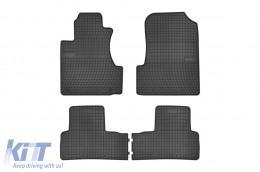 image-46-Specific rubber mats suitable for Honda CR-V 2006-2011, 4-piece set, black color from Frogum El Toro series