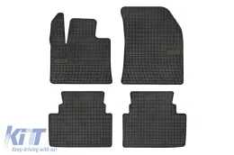 image-28-Specific rubber mats suitable for Citroen C5 Aircross after 2018, 4-piece set, black color