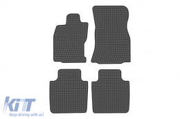image-42-Specific rubber mats suitable for Jaguar XJ 2003-2007, 4-piece set, black color from Frogum El Toro series