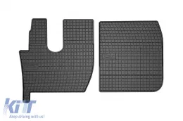 image-3-Specific rubber mats suitable for Frogum El Toro series for Ford F-Max after 2018, 2-piece set, black color