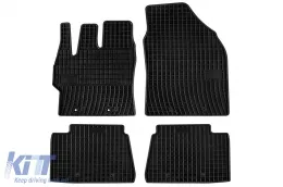 image-29-Specific rubber mats suitable for Frogum El Toro series for Toyota Yaris IV after 2020, Yaris Cross after 2021, 4-piece set, black color