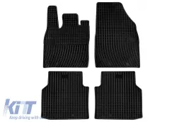 image-40-Specific rubber mats suitable for Frogum El Toro series for Volkswagen ID.4, Skoda Enyaq iV after 2020, 4-piece set, black color