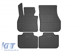 image-77-Specific rubber mats suitable for Frogum El Toro series for BMW X1 U11, X2 U10, Mini Countryman U25 after 2022, 4-piece set, black color