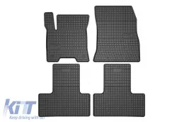 image-3-Specific rubber mats suitable for Mercedes EQB X243 after 2021, 4-piece set, black color