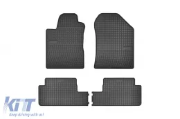 image-36-Specific rubber mats suitable for Toyota Corolla Verso 2004-2009, 4-piece set, black color
