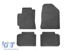 image-71-Specific rubber mats suitable for Hyundai Elantra after 2016, 4-piece set, black color