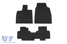 image-47-Rubber mats Gumarny Zubri suitable for BYD Tang EV after 2018, 3-piece set, black color