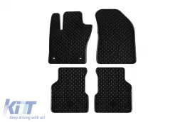 image-57-Rubber mats Gumarny Zubri suitable for Alfa Romeo Tonale after 2022, Jeep Compass after 2017, 4-piece set, black color