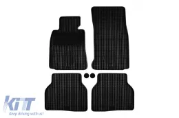 image-63-Rubber mats Gumarny Zubri suitable for BMW 5 Series E39 sedan, wagon 1996-2004, 4-piece set, black color