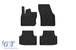 image-2-Rubber mats Gumarny Zubri suitable for Volkswagen Tiguan after 2024, 4-piece set, black color