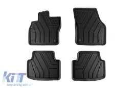 image-71-Specific rubber mats from SPARTline suitable for Seat Ateca, Cupra Ateca after 2016, 4-piece set, black color