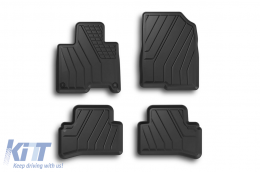 image-0-Specific rubber mats from SPARTline suitable for Hyundai Tucson after 2020, 4-piece set, black color