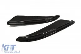 image-14-Maxton Design side extensions suitable for standard rear bumper of BMW 5 Series GT F07 2009-2013, black lacquer
