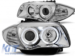 image-16-Tuning headlight kit with halogen angel eyes suitable for BMW 1 E81 2004-2011 / E82 2007-2011 / E87 2004-2011 / E88 2007-2013, left and right