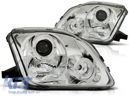 image-27-Tuning headlight set suitable for Honda Prelude 02.1997-2001 with chrome base, left and right