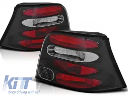 image-4-Tuning tail light set suitable for Volkswagen GOLF 4 09.1997-09.2003 hatchback with black base, left and right