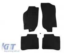 image-12-Double-layer carpet floor mats suitable for Alfa Romeo 145 1994-2001, 146 1995-2000, made of Rex fabric by Petex, set of 4 pieces, black