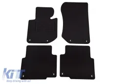 image-20-Double-layer carpet floor mats suitable for BMW 3 series E36 sedan, estate, coupe, compact 1991-1998, set of 4 pieces, black