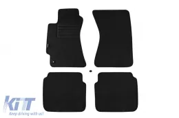 image-66-Double-layer carpet floor mats suitable for Subaru Legacy 1999-2003, made of Rex fabric, set of 4 pieces, black