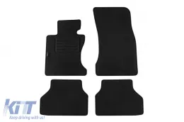 image-12-Double-layer carpet floor mats suitable for BMW 5 series E60 sedan, E61 estate 2007-2010 X-Drive by Petex, Rex fabric, set of 4 pieces, black