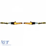 image-3-Universal motorcycle LED indicators Strike pair clear glass smoke with E-mark