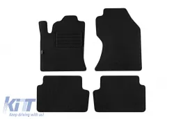 image-21-Double-layer carpet floor mats suitable for Ford Focus 2001-2004, made of Rex fabric, set of 4 pieces, black