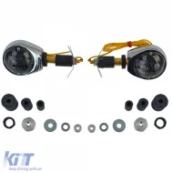 image-29-Motorcycle ox-eye indicators handlebar end indicators chrome tinted with E-mark