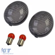 image-10-Motorcycle indicator lenses turn signal smoke pair for Enduro X-limit MBK 50 Yamaha DT50R