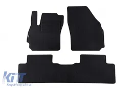 image-32-Double-layer carpet floor mats suitable for Mazda 5 2005-2010 by Petex, Rex fabric, set of 3 pieces, black