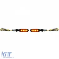 image-2-Motorcycle LED Mini Indicator AMP Black Smoked Glass Universal with E-Mark