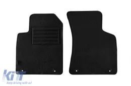 image-52-Double-layer carpet floor mats suitable for Audi TT coupe, convertible 1999-2006, set of 2 pieces, black