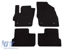 image-15-Double-layer carpet floor mats suitable for Mazda 3 2009-2013 by Petex, Rex fabric, set of 4 pieces, black
