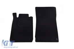 image-18-Double-layer carpet floor mats suitable for Mercedes SLK R170 2001-2004, made of Rex fabric, set of 2 pieces, black