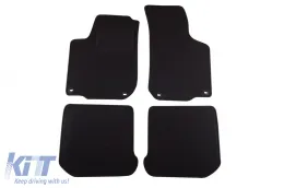 image-62-Double-layer carpet floor mats suitable for Skoda Octavia 2003-2010, made of Rex fabric, set of 4 pieces, black