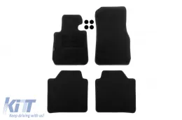image-65-Double-layer carpet floor mats suitable for BMW 3 series F34 GT 2013-2019, made of Rex fabric, set of 4 pieces, black