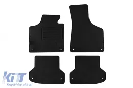 image-8-Double-layer carpet floor mats suitable for Audi A3 with 3 doors, Sportback, S3 2003-2013, set of 4 pieces, black