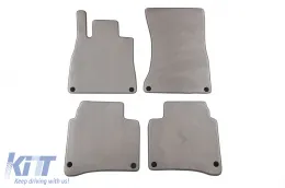 image-20-Textile floor mats Petex Comet series suitable for Mercedes S class W222 2013-2020, long wheelbase, set of 4 pieces, grey