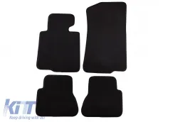 image-32-Three-layer textile floor mats suitable for BMW Series 3 E46 Cabrio 2000-2007, set of 4 pieces, black