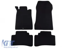 image-73-Three-layer textile floor mats suitable for Mercedes CLK C208 1997-2002, set of 4 pieces, black
