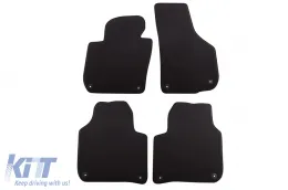 image-3-Three-layer textile floor mats suitable for Skoda Superb sedan, combi 2008-2015, set of 4 pieces, black