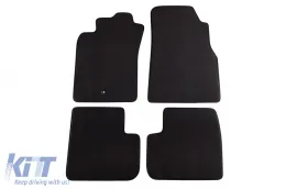 image-37-Three-layer textile floor mats suitable for Toyota Avensis 1998-2003, set of 4 pieces, black