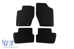 image-61-Three-layer textile floor mats suitable for CITROEN C4 2004-2010, set of 4 pieces, black